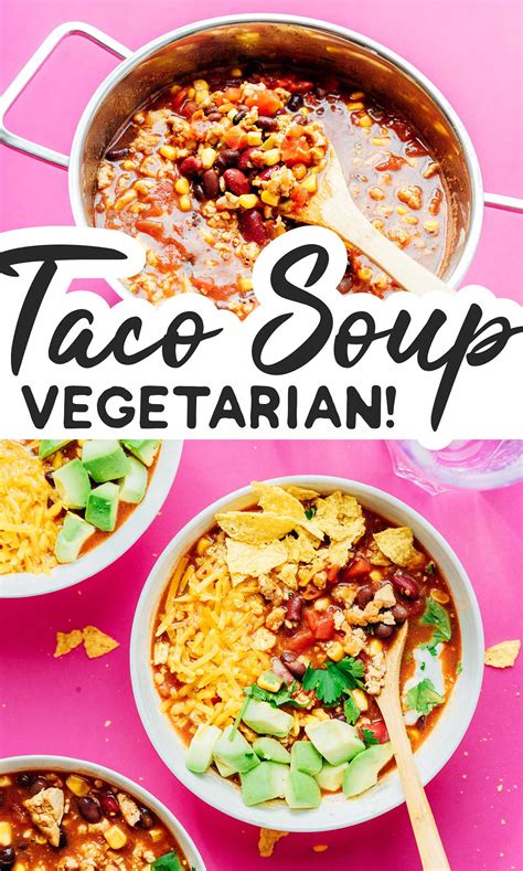 It's easy to make and full of yummy veggies, beans, beef and cheese, crushed doritos are mixed in and then it's topped with a tangy italian dressing. Award-Winning Taco Soup (Vegetarian and Meat-Eater Friendly!)