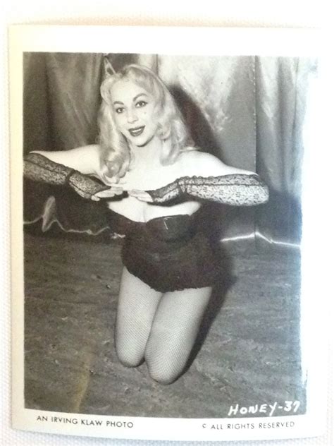 2 Irving Klaw Original Vintage Pics Showgirl Honey Baer Etsy