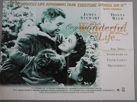 Its A Wonderful Life Original Vintage Film Poster Original Poster