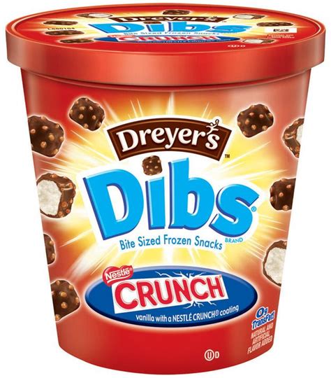 Crunch Coated Dibs Frozen Snack Discontinued Food 90s Food