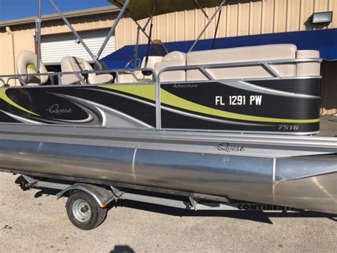 2015 Used Qwest 7516 Pontoon Boat For Sale 16995 Crystal River