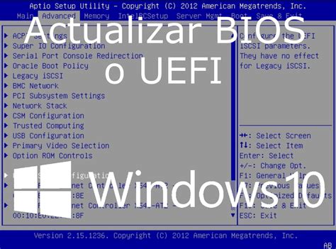 Como Actualizar La BIOS O UEFI De Tu Ordenador Con Windows