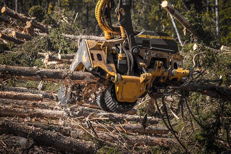 Tigercat Introduces Wd Harvesting Head For Roadside Processing Wood