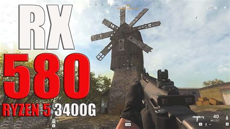 Call Of Duty Warzone Rx 580 Ryzen 3400g Low Settings Youtube