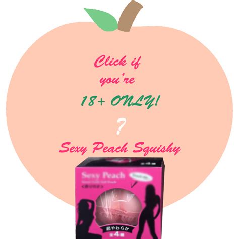 Rare 18 Only ~ Funny Sexy Peach Squishy Scented In Box Buy 4 Jumbo
