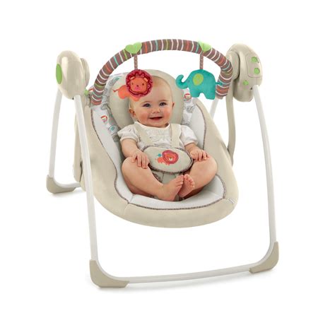 Cozy Kingdom Portable Infant Baby Harmony Rocker Swing Ingenuity