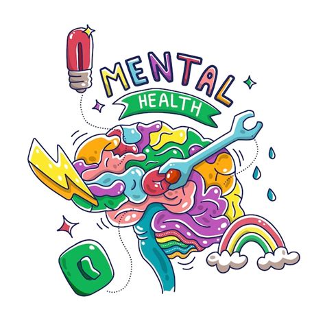 Premium Vector Mental Health Brain Illustration