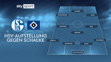 2 Bundesliga News Mögliche Hsv Aufstellung Gegen Den Fc Schalke Fußball News Sky Sport