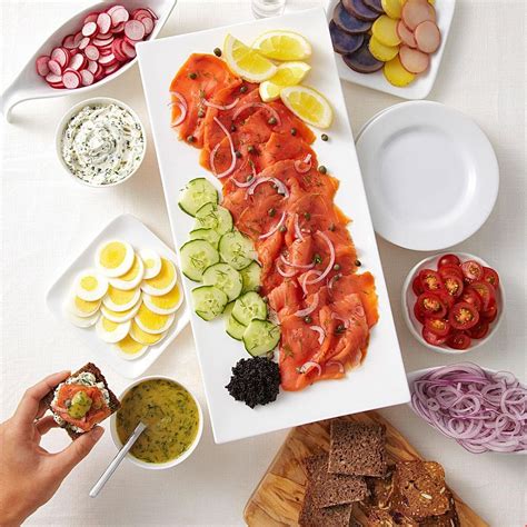 Cured Or Smoked Salmon Appetizer Platter Recipe Eatingwell