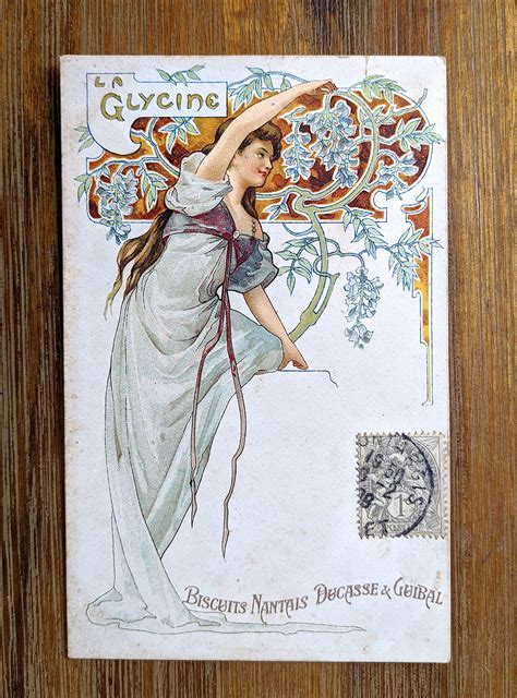 Sold Price Antique Vintage Art Nouveau Postcard December 2 0119 5