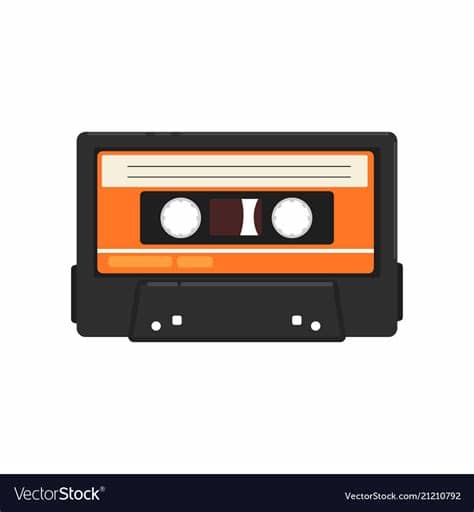 Find & download free graphic resources for tape cassette. Retro audio music cassette tape Royalty Free Vector Image