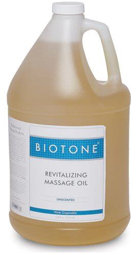 Biotone Revitalizing Unscented Massage Oil Medical Supply