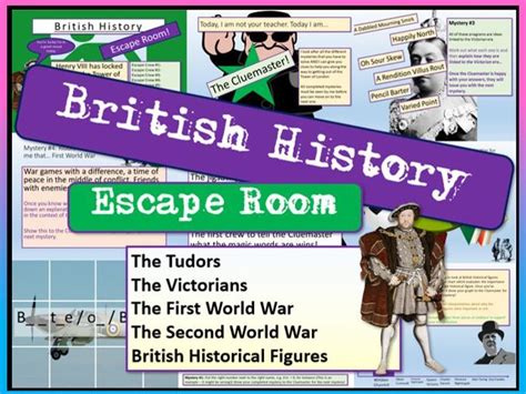 History Escape Room Teaching Resources