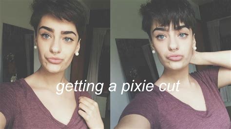 Getting A Pixie Cut Youtube