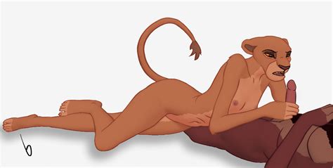 Rule 34 Anthro Disney Feline Female Fur Furry Furry Only Kiara Kovu Lion Male Mammal Nipples