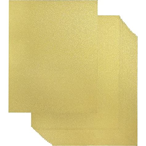 Gold Glitter Cardstock Paper 20 Sheets 250gsm Cl Gibbs Solutions