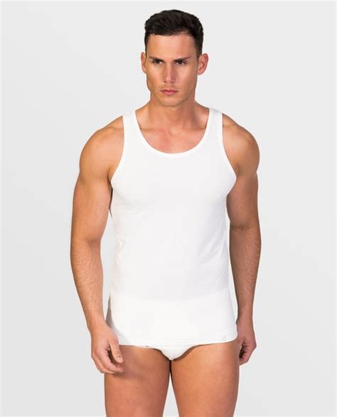 Camiseta Interior De Hombre Zd De Tirantes En Blanco · Moda · El Corte