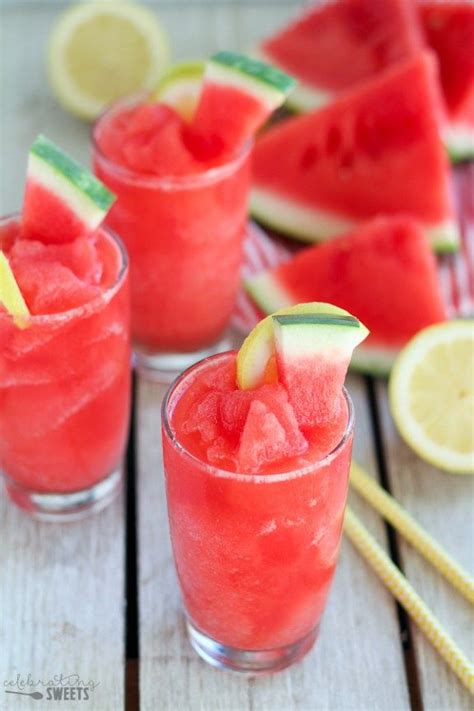 Watermelon Lemonade Slushie Only 2 Ingredients A Simple And