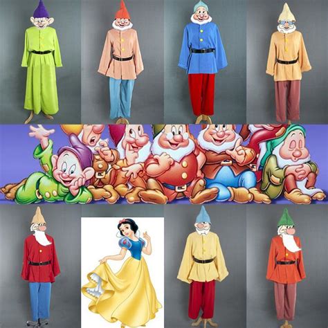 Snow White And The Seven Dwarfs Dwarf Cosplay Costume Dress Unisex