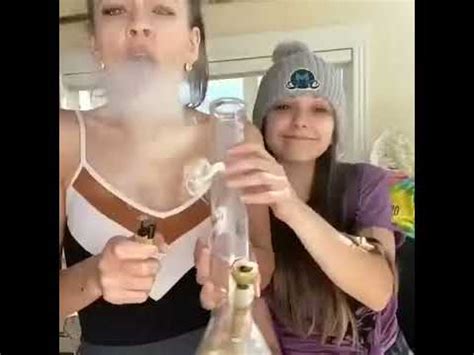 Hot And Sexy Cute Girls Smoking Gravity Bongs And Bongs And Blunts