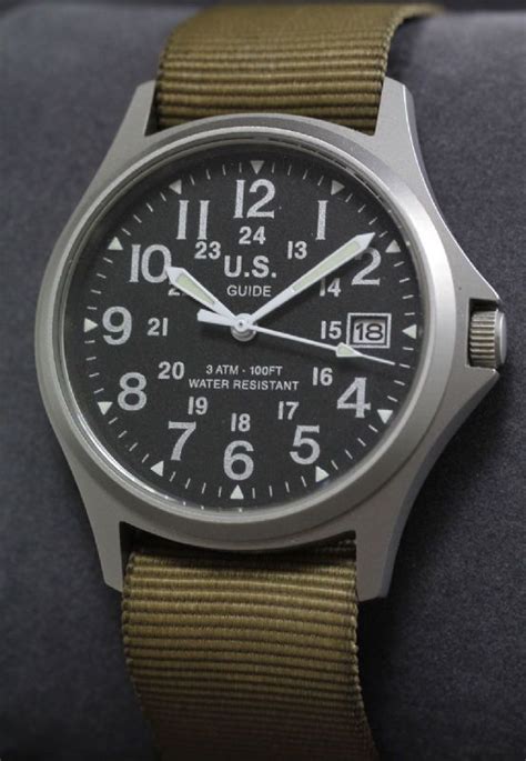 Us Military Vietnam Era Government Issued Style Canvas Watch Amazing