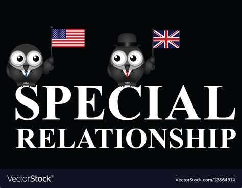 Usa Uk Special Relationship Royalty Free Vector Image