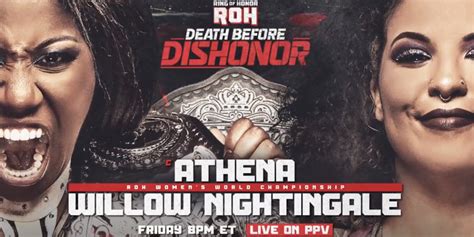 Roh Womens Championship Match Confirmed For Death Before Dishonor Ppv