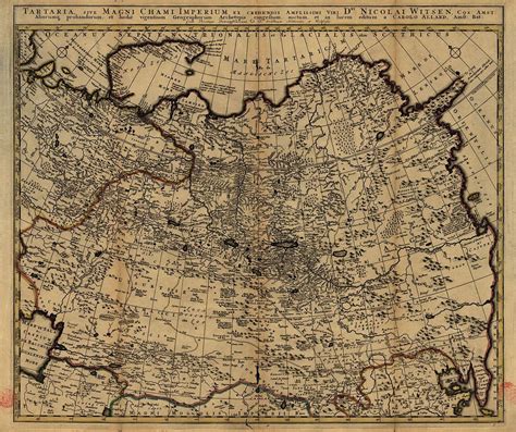 In 1705 The Amsterdam Burgomaster Nicolaes Witsen Published This Map Of