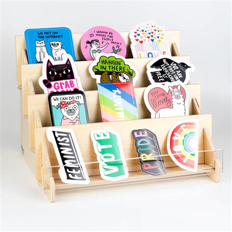 Big Sticker Display Free With 240 Stickers Badge Bomb Wholesale