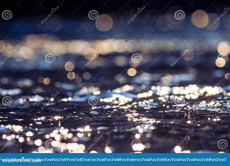 Bokeh From Sunlight That Hits The Water Surface Stock Photo Image Of