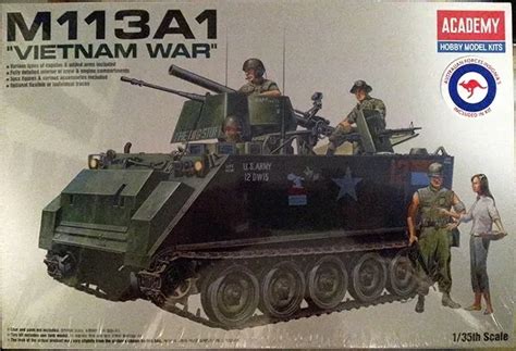 Academy Models 135 Scale M113a1 Apc Vietnam War Tank Kit13266mint