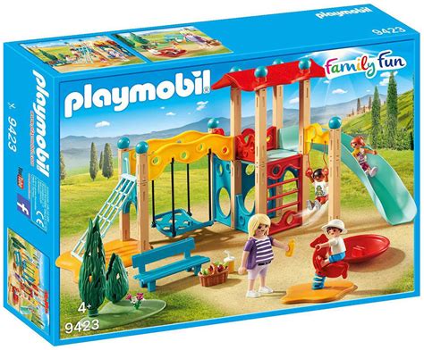 Playmobil Park Playground Feature Play Tower With Slide Swing Clim