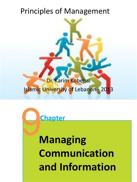 Principles Of Management Ch 9 Communication Information