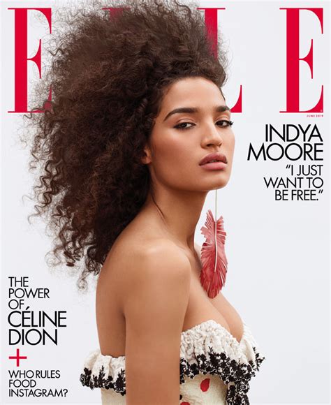 Indya Moore Pose Elle Magazine June 2019 Issue Fashion Tom Lorenzo Site 1 Tom Lorenzo