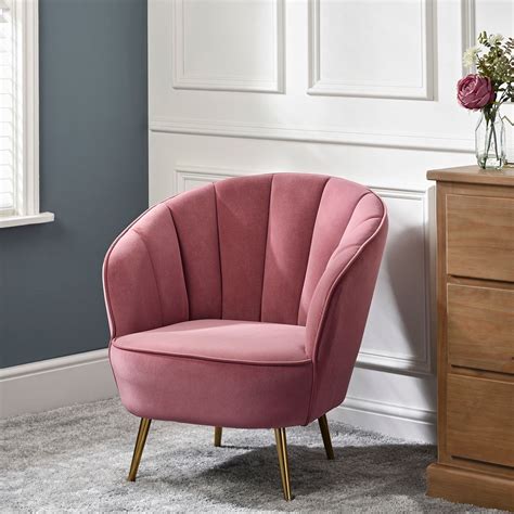 The Range Chair Delighting Shoppers Pink Velvet And Only £14999
