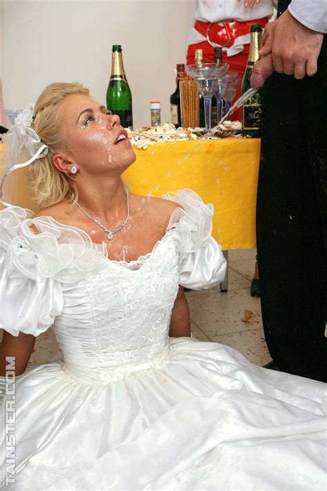 Satingasm On Twitter Piss Bukkake For Bride In Satin Weddingdress Satinfetish Gangbang