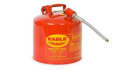 5 Gallon Galvanized Steel Type 2 Gas Can Red