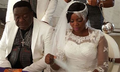 Comedy Act Mr Ibu And Wife Mark 5th White Wedding Anniversary With