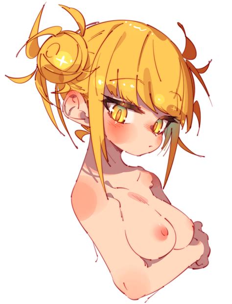 Rule 34 1girls Blonde Hair Blush Breasts Himiko Toga Looking At Viewer My Hero Academia Nude