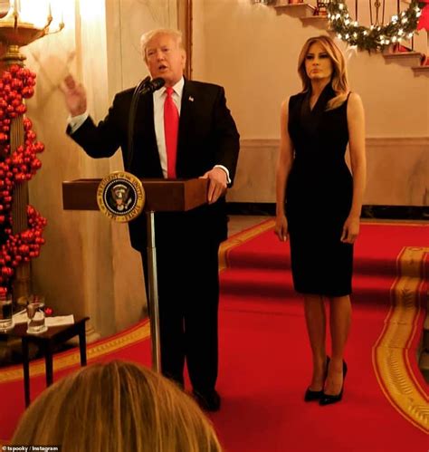 President Donald Trump And Melania Pose For Their Official Christmas