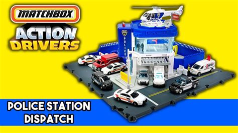 Mattel Matchbox Action Drivers Matchbox Police Station Dispatch Playset