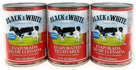 Black And White Evaporated Filled Milk 12floz 3 Pack Amazonca Grocery