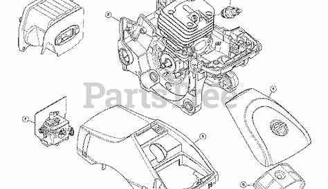 Craftsman 316.380700 (41AY427S799) - Craftsman Chainsaw (Sears) Engine