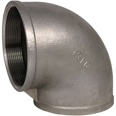Stainless Steel Threaded Elbow F X F Dryspell Irrigation Solutions