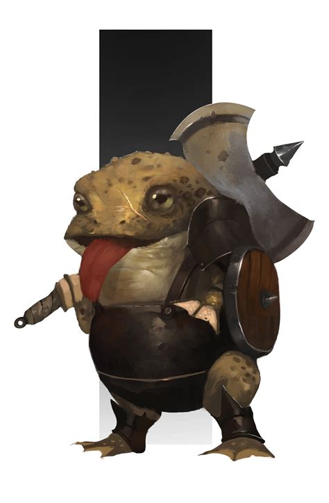 Artstation Toad Warrior Concept