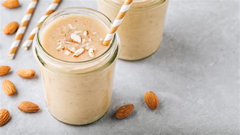 Almond Butter Milkshake Vegan Vitamix Recipe Raw Blend