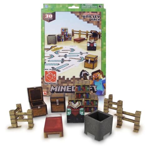 Printable Minecraft Papercraft Minecart Set Printable Papercrafts