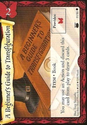 Submitted 5 years ago by dangerouslycheesey94. A Beginner's Guide to Transfiguration - Harry Potter CCG ...