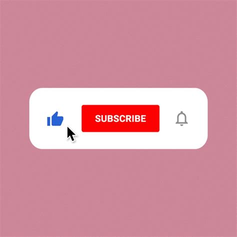 Animated Youtube Subscribe Button Overlay For Intro Videos Digital
