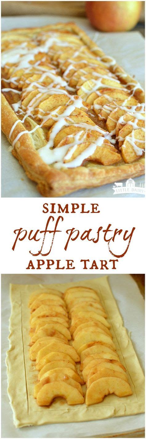 Simple Puff Pastry Apple Tart 55 Mins To Make Serves 6 8 Awesome And Easy I Used Honey Crisp